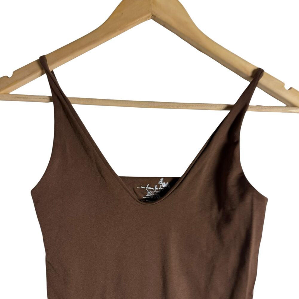 Free People Intimately Brown Seamless V-Neck Bralette Camisole Top Size S - Picture 3 of 6